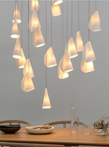 Светильник DZN-13464 БЕЛЫЙ / КЕРАМИКА ` D135/H180+1500/1/G9/10W BOCCI 25-11