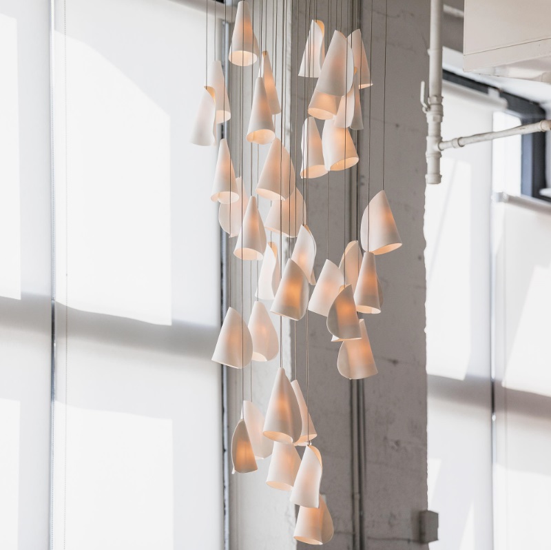 Светильник DZN-13464 БЕЛЫЙ / КЕРАМИКА ` D135/H180+1500/1/G9/10W BOCCI 25-11