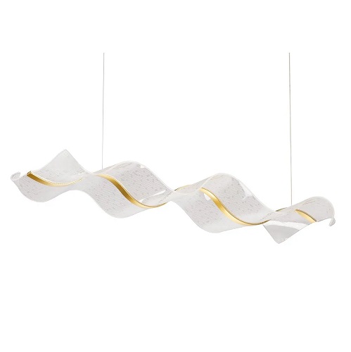 Светильник подвесной ElegantLight DZN-13503 ЗОЛОТО ` D2000*300/H2000 звёздное небо SPRAY 24-09