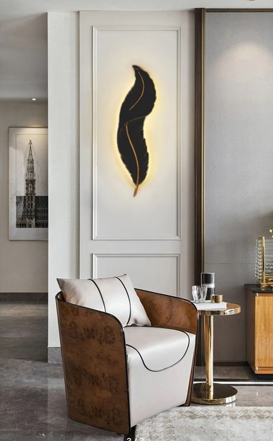 Светильник DZN-13521 ЧЕРНЫЙ+ЗОЛОТО ` D900*240/H100/1/LED/24W/4000K MILANO 24-12