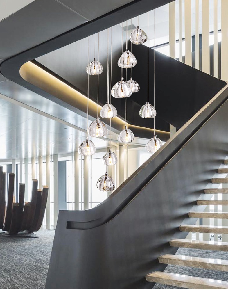 Светильник DZN-21229 БЕЛЫЙ ` D400/H2500/12/LED/60W/4500K CASCADE3