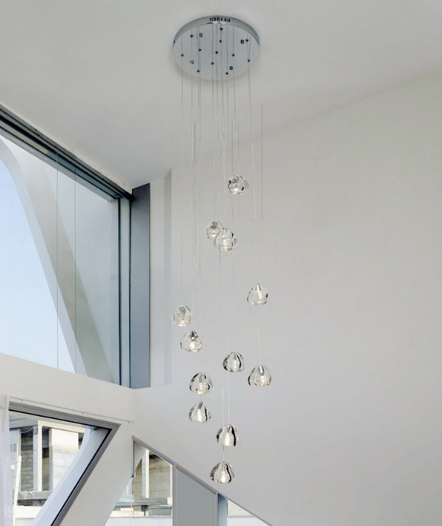 Светильник DZN-21229 БЕЛЫЙ ` D400/H2500/12/LED/60W/4500K CASCADE3