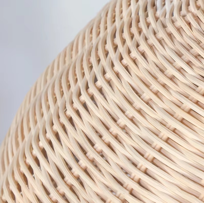 Светильник DZN-13611 СВЕТЛЫЙ РОТАНГ ` D170/H380+1200/1/E27/40W RATTAN2