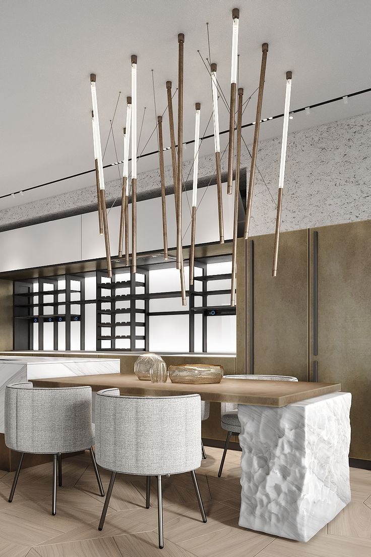 Светильник DZN-13628 БРОНЗА ` D60/H1200+1000/1/LED/5W/2800K Skyfall