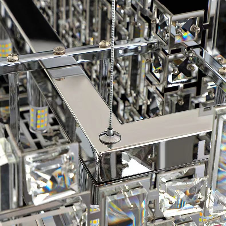 Светильник DZN-6979 РОМ ` D800/H250+1200/8/E14/40W PUZZLE