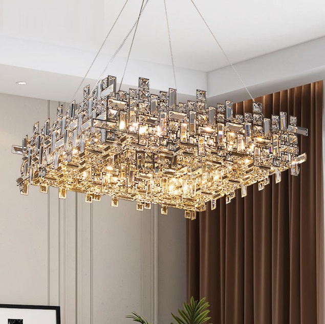 Светильник DZN-6979 РОМ ` D800/H250+1200/8/E14/40W PUZZLE