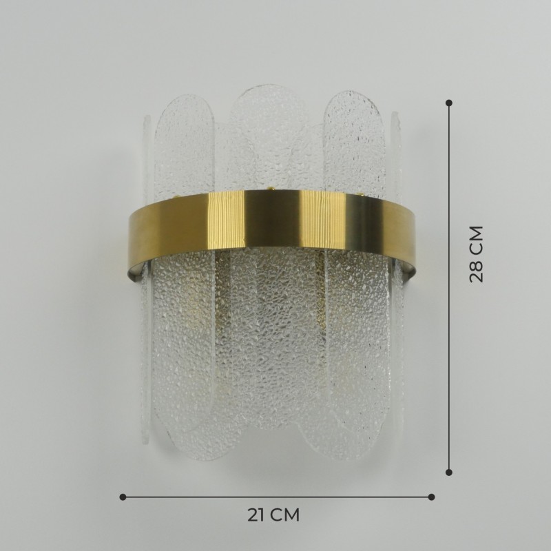 Светильник ElegantLight MD.7018 BRASS/ЛАТУНЬ ` D210/H280/2/E14/40W DZN 22-12 (1 из 2 в коробке)